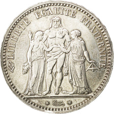 Coin, France, Hercule, 5 Francs, 1874, Paris, AU(50-53), Silver, KM:820.1