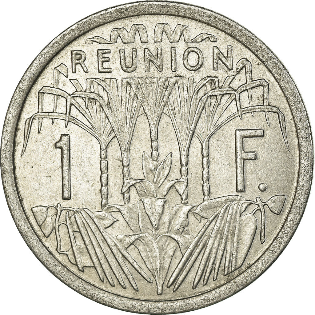 Coin, Réunion, Franc, 1969, AU(55-58), Aluminum, KM:6.1
