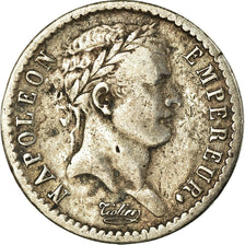 Münze, Frankreich, Napoléon I, 1/2 Franc, 1809, Paris, S+, Silber, KM:691.1