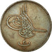 Coin, Egypt, Abdul Aziz, 20 Para, 1869/AH1277, EF(40-45), Bronze, KM:244