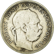 Coin, Austria, Franz Joseph I, Corona, 1893, VF(20-25), Silver, KM:2804