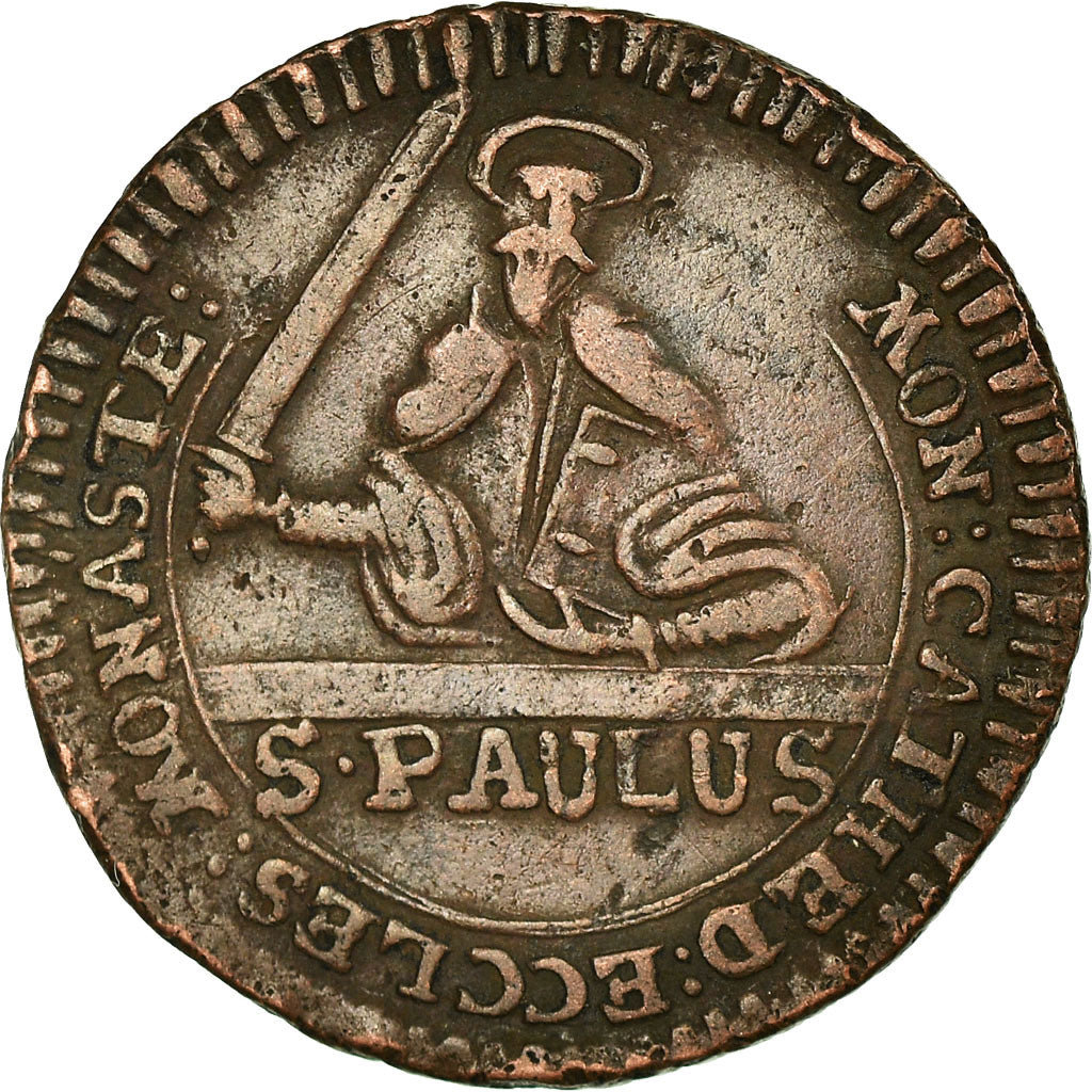 Coin, German States, MUNSTER, 3 Pfenning, 1753, EF(40-45), Copper, KM:430