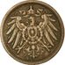 Coin, GERMANY - EMPIRE, Wilhelm II, 2 Pfennig, 1914, Berlin, EF(40-45), Copper