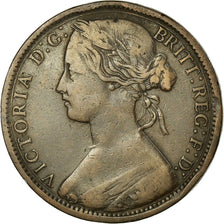 Coin, Great Britain, Victoria, Penny, 1870, VF(20-25), Bronze, KM:749.2
