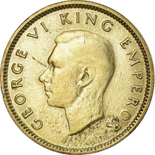 Münze, Neuseeland, George VI, 6 Pence, 1937, SS, Silber, KM:8