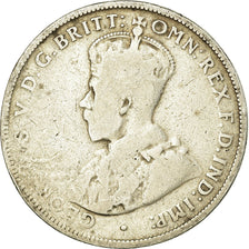 Monnaie, Australie, George V, Florin, 1914, Melbourne, B+, Argent, KM:27