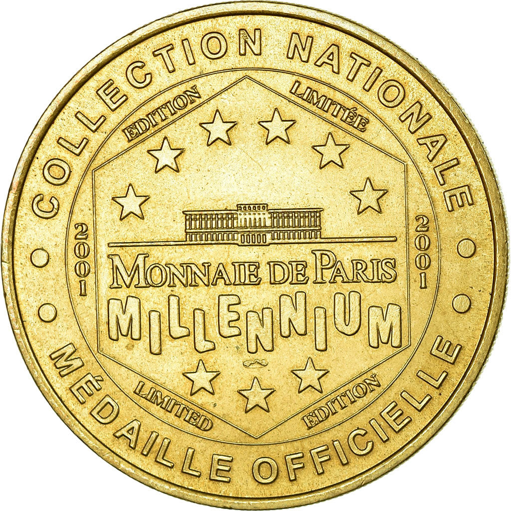 Francia, Token, Jetón turístico, Barcelonnette - Vallée de l'Ubaye, 2001