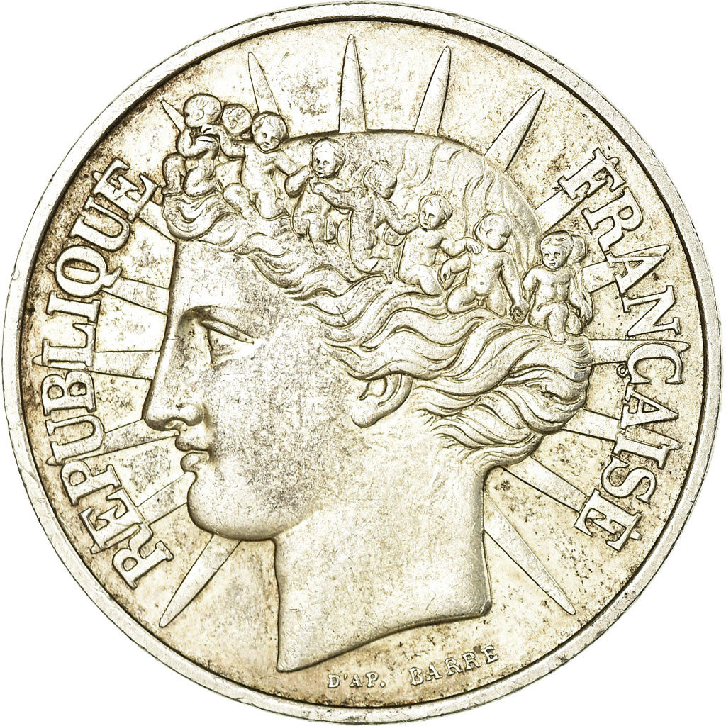 Coin, France, Fraternité, 100 Francs, 1988, EF(40-45), Silver, KM:966