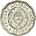 Coin, Argentina, 25 Pesos, 1965, MS(63), Nickel Clad Steel, KM:61