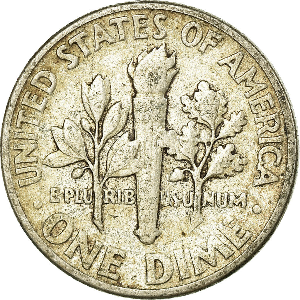 Monnaie, États-Unis, Roosevelt Dime, Dime, 1948, U.S. Mint, Philadelphie, TB+