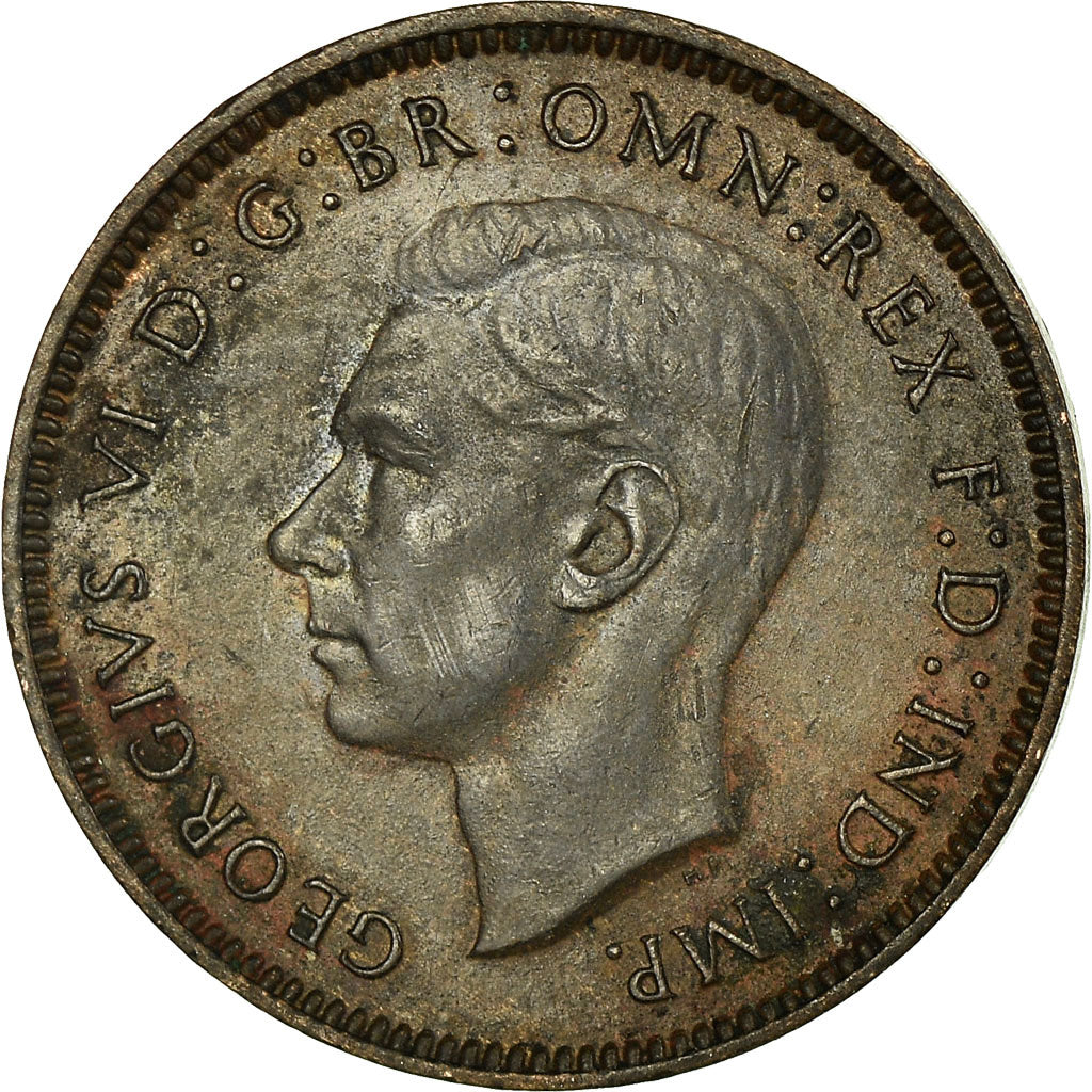 Coin, Great Britain, George VI, Farthing, 1938, EF(40-45), Bronze, KM:843
