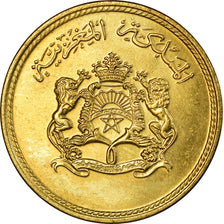 Coin, Morocco, al-Hassan II, 5 Santimat, 1974/AH1394, Paris, MS(63)