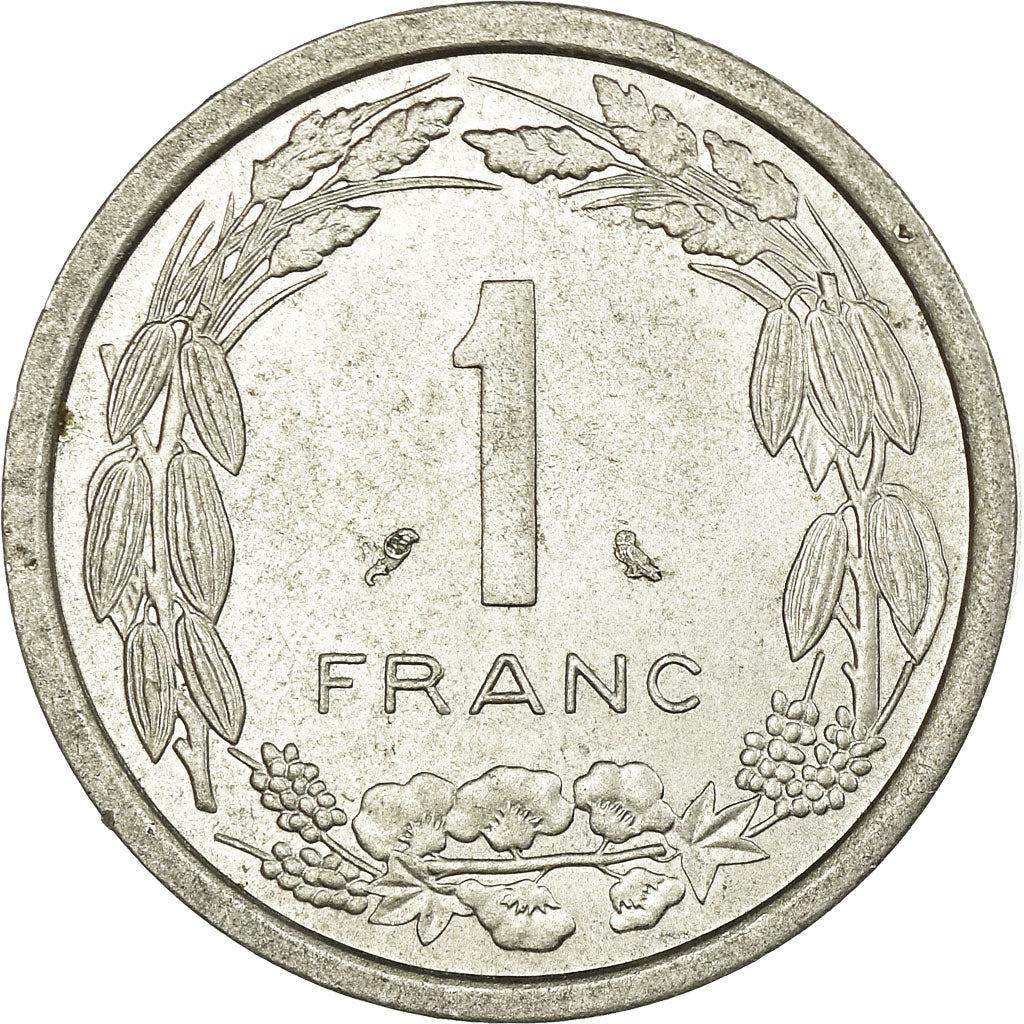 Monnaie, États de l'Afrique équatoriale, Franc, 1971, Paris, SUP, Aluminium
