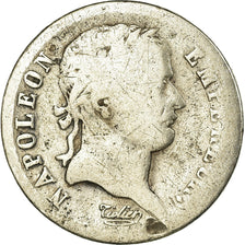 Moeda, França, Napoléon I, 1/2 Franc, 1808, Paris, F(12-15), Prata, KM:680.1