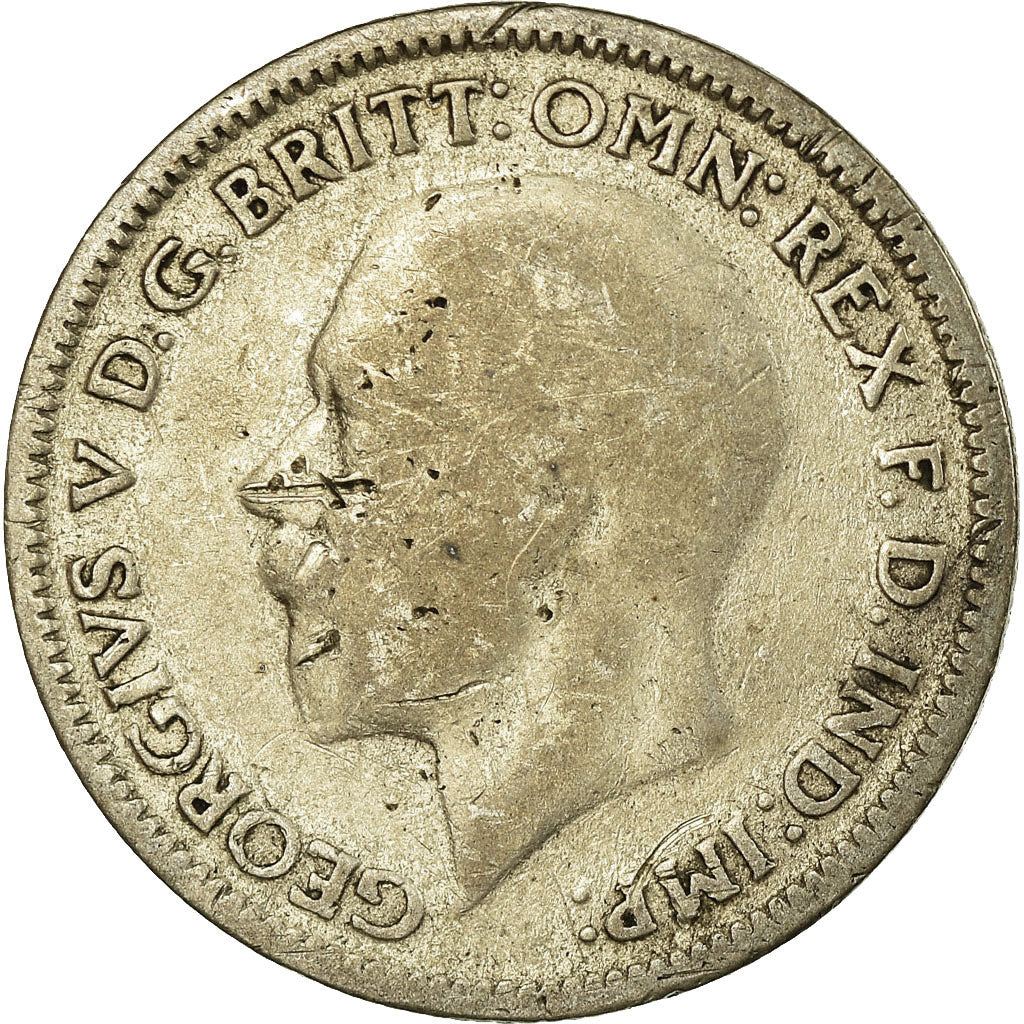 Coin, Great Britain, George V, 6 Pence, 1934, VF(30-35), Silver, KM:832