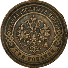 Münze, Russland, Nicholas II, 3 Kopeks, 1901, Saint-Petersburg, SS, Kupfer