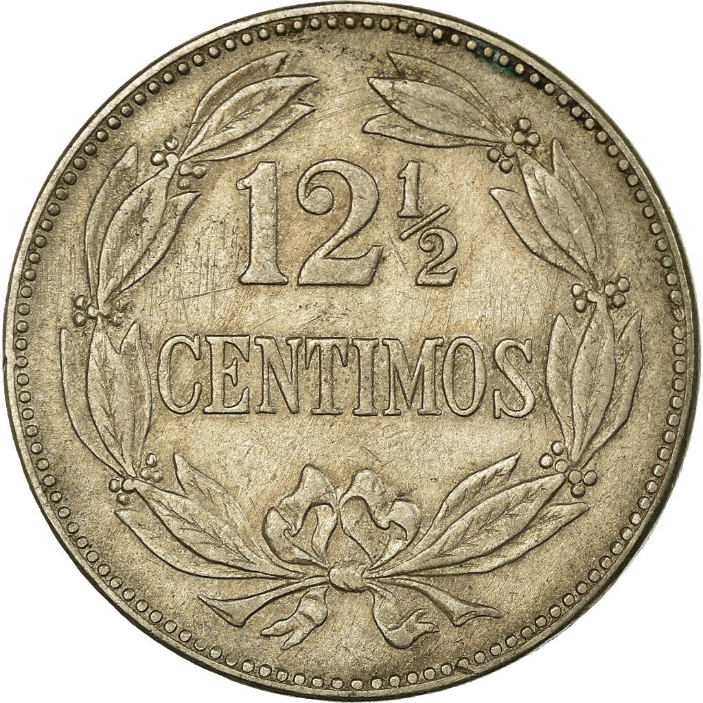Coin, Venezuela, 12-1/2 Centimos, 1946, EF(40-45), Copper-nickel, KM:30a