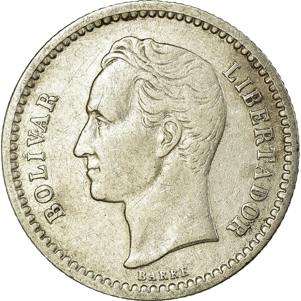 Münze, Venezuela, Gr 2.500, 1/2 Bolivar, 1946, SS, Silber, KM:21a