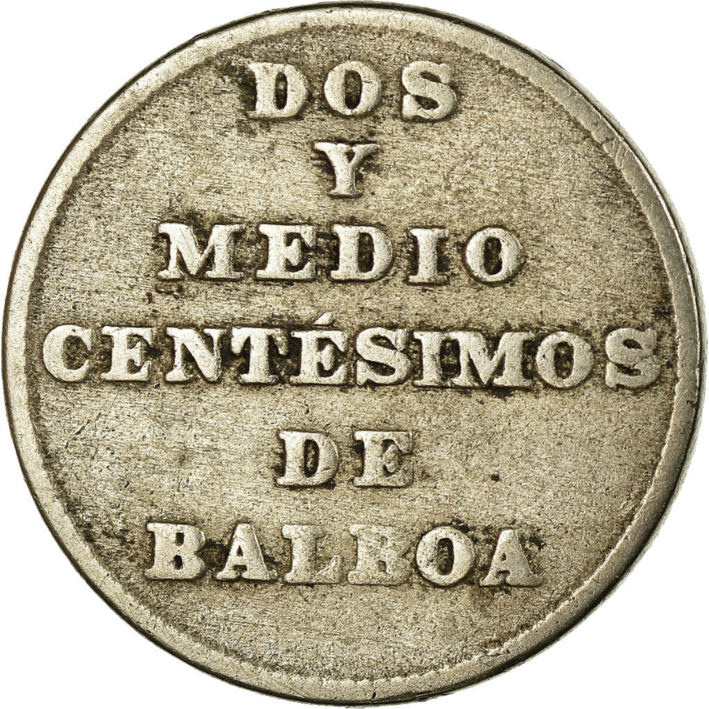 Coin, Panama, 2-1/2 Centesimos, 1929, VF(30-35), Copper-nickel, KM:8