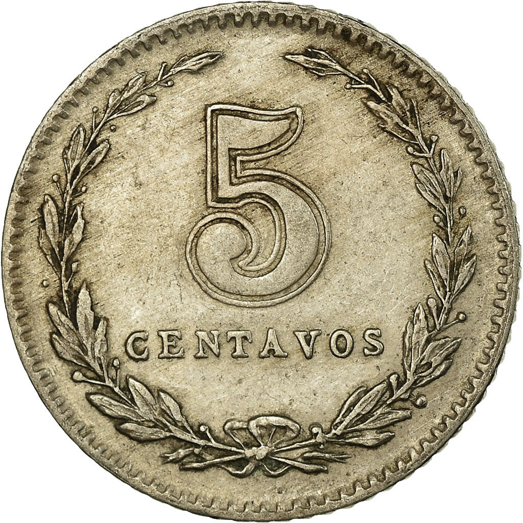 Coin, Argentina, 5 Centavos, 1920, EF(40-45), Copper-nickel, KM:34