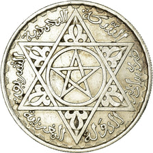 Coin, Morocco, Mohammed V, 200 Francs, AH 1372/1953, Paris, EF(40-45), Silver
