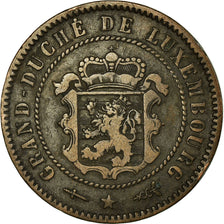 Coin, Luxembourg, William III, 5 Centimes, 1870, Utrecht, VF(30-35), Bronze