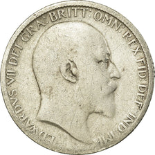 Coin, Great Britain, Edward VII, 6 Pence, 1906, VF(20-25), Silver, KM:799