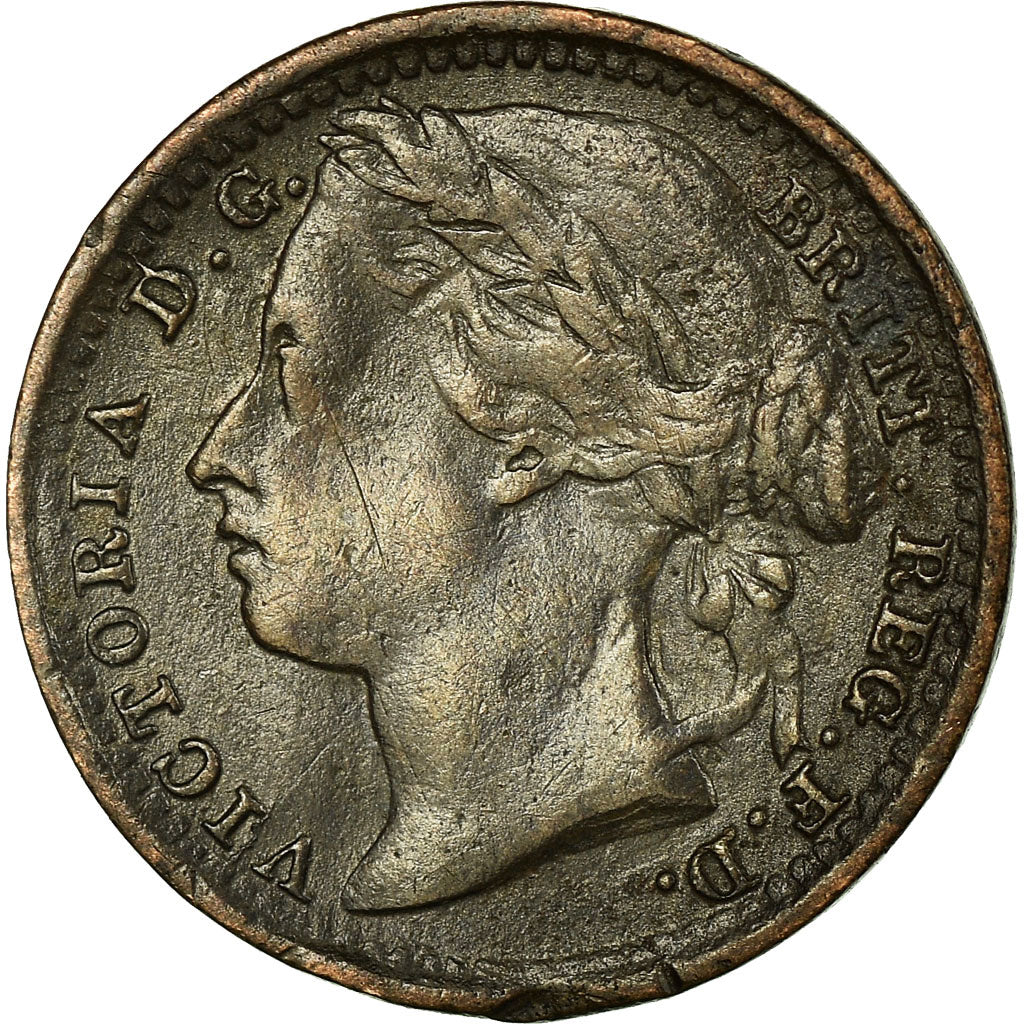 Monnaie, Grande-Bretagne, Victoria, 1/3 Farthing, 1881, TTB, Bronze, KM:750
