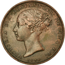 Coin, Jersey, Victoria, 1/26 Shilling, 1844, EF(40-45), Copper, KM:2