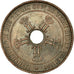 Coin, CONGO FREE STATE, Leopold II, 10 Centimes, 1888, EF(40-45), Copper, KM:4