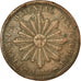 Coin, Uruguay, 40 Centesimos, 1857, Lyon, France, VF(30-35), Copper, KM:10
