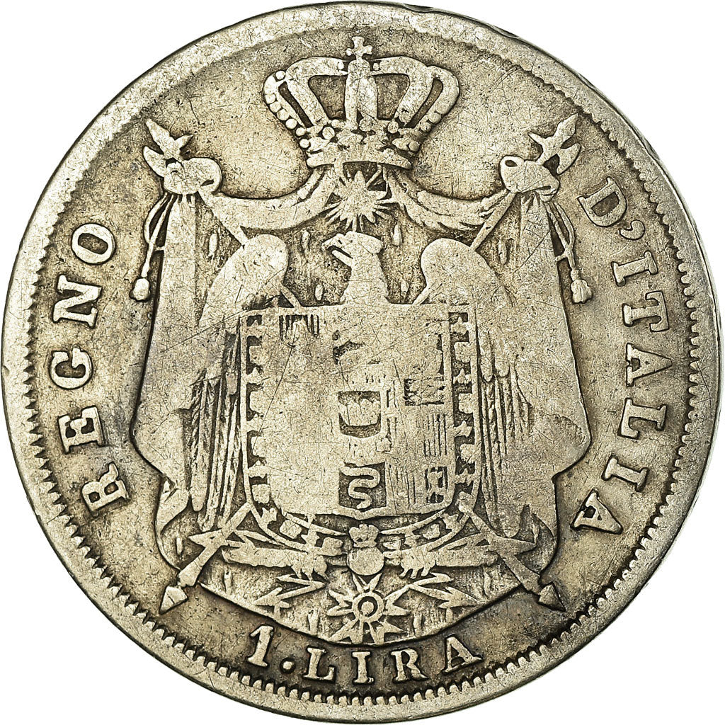 Coin, ITALIAN STATES, KINGDOM OF NAPOLEON, Napoleon I, Lira, 1813, Bologna
