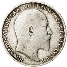 Gran Bretagna, Edward VII, 6 Pence, 1906, MB+, Argento, KM:799