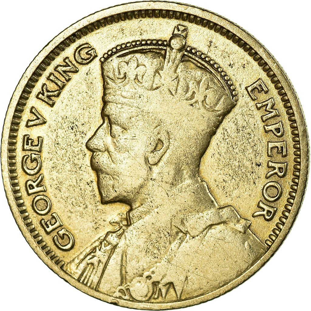 Coin, New Zealand, George V, 6 Pence, 1935, VF(30-35), Silver, KM:2