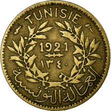 Coin, Tunisia, Anonymous, 50 Centimes, 1921/AH1340, Paris, VF(30-35)