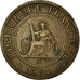 Coin, FRENCH INDO-CHINA, Cent, 1894, Paris, VF(30-35), Bronze, KM:1