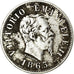 Coin, Italy, Vittorio Emanuele II, 50 Centesimi, 1863, Milan, VF(30-35), Silver