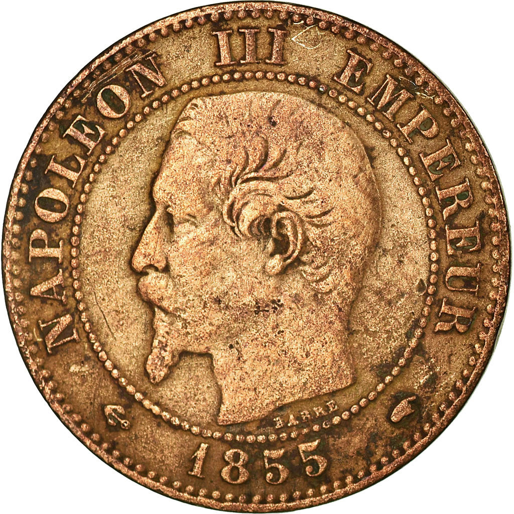 Munten, Frankrijk, Napoleon III, Napoléon III, 2 Centimes, 1855, Paris, FR