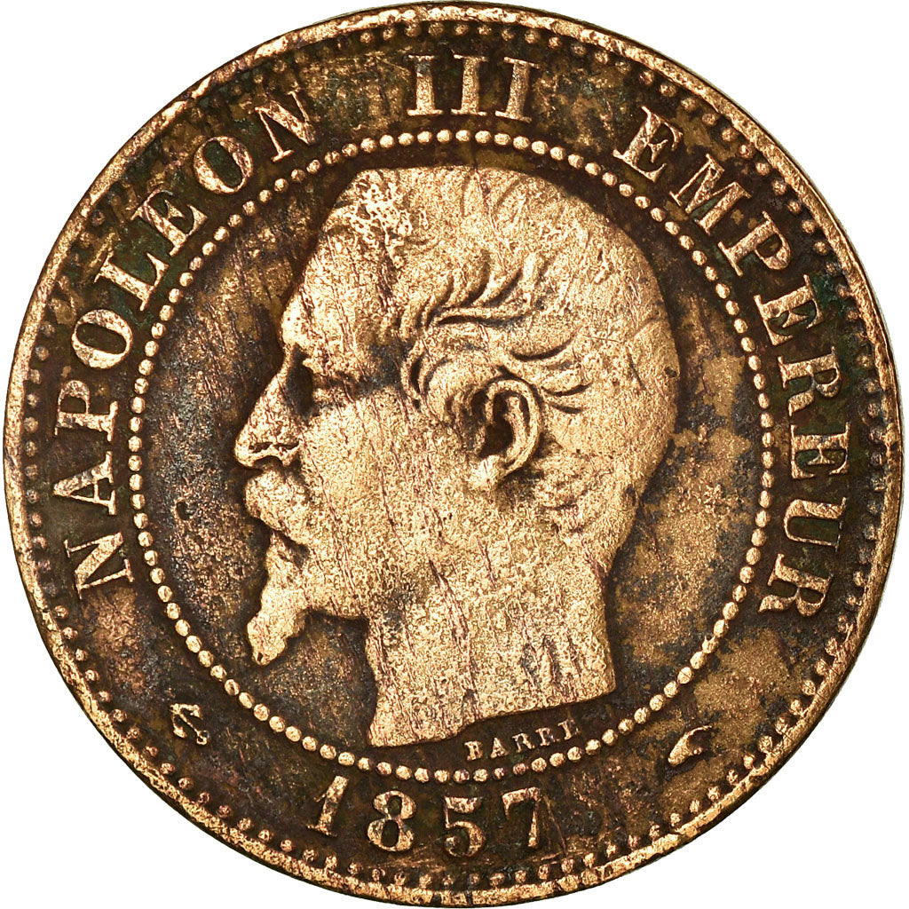 Münze, Frankreich, Napoleon III, Napoléon III, 2 Centimes, 1857, Paris, S