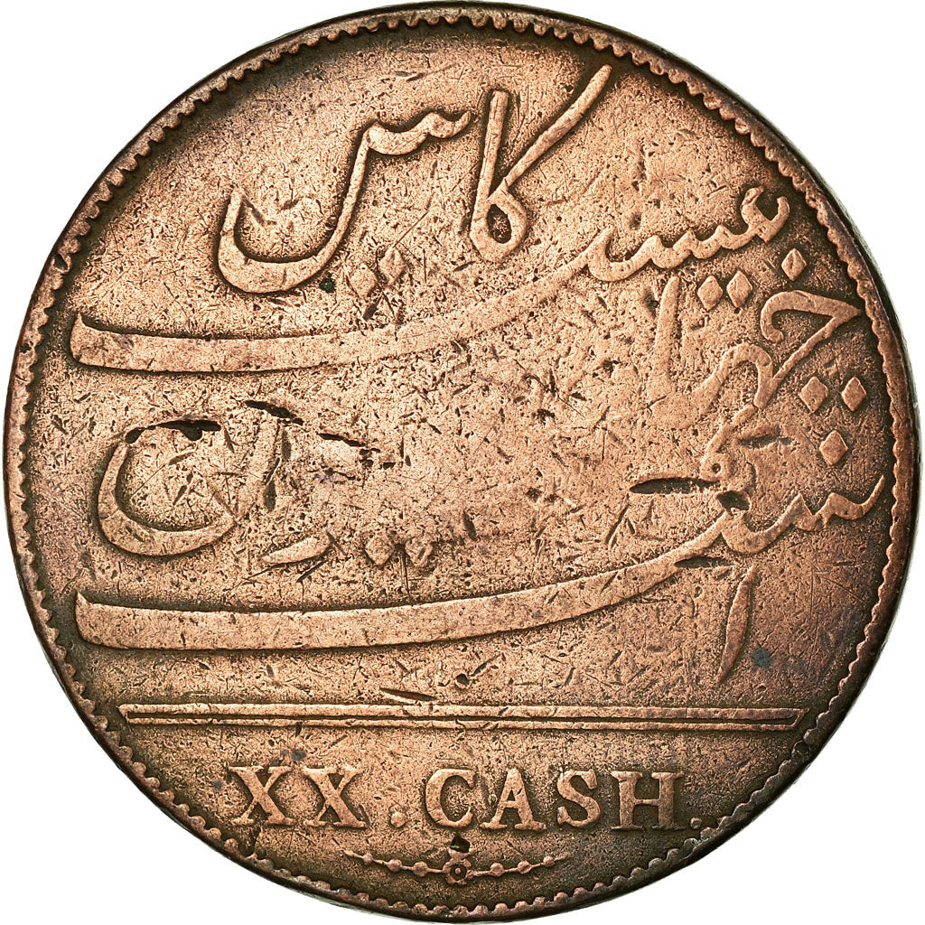 Coin, INDIA-BRITISH, MADRAS PRESIDENCY, 20 Cash, 1803, Soho Mint, Birmingham