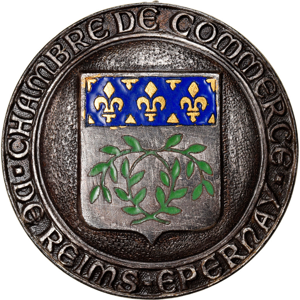 France, Médaille, Broche, Chambre de Commerce de Reims-Epernay, Business &
