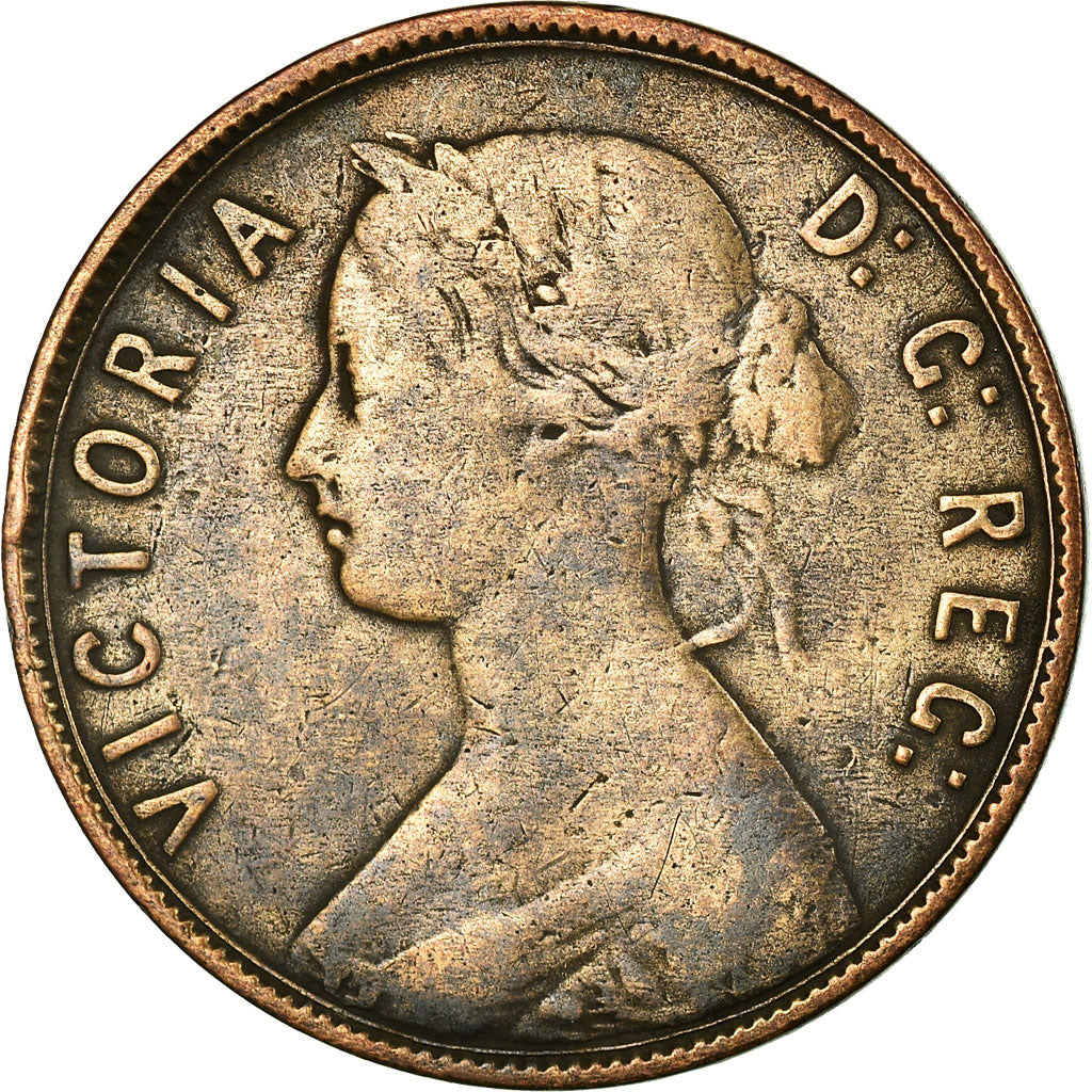 Coin, NEWFOUNDLAND, Large Cent, 1873, Royal Canadian Mint, VF(20-25), Bronze