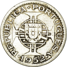 Coin, Mozambique, 10 Escudos, 1952, VF(30-35), Silver, KM:79