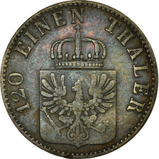 Coin, German States, PRUSSIA, Friedrich Wilhelm IV, 3 Pfennig, 1860, Berlin