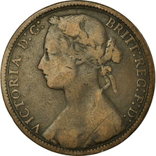 Coin, Great Britain, Victoria, Penny, 1877, VF(20-25), Bronze, KM:755
