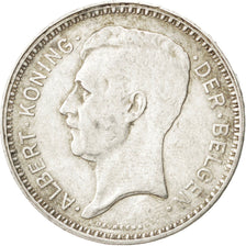 BELGIUM, 20 Francs, 20 Frank, 1934, KM #104.1, VF(30-35), Silver, 10.98