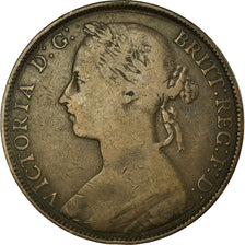 Coin, Great Britain, Victoria, Penny, 1882, VF(20-25), Bronze, KM:755