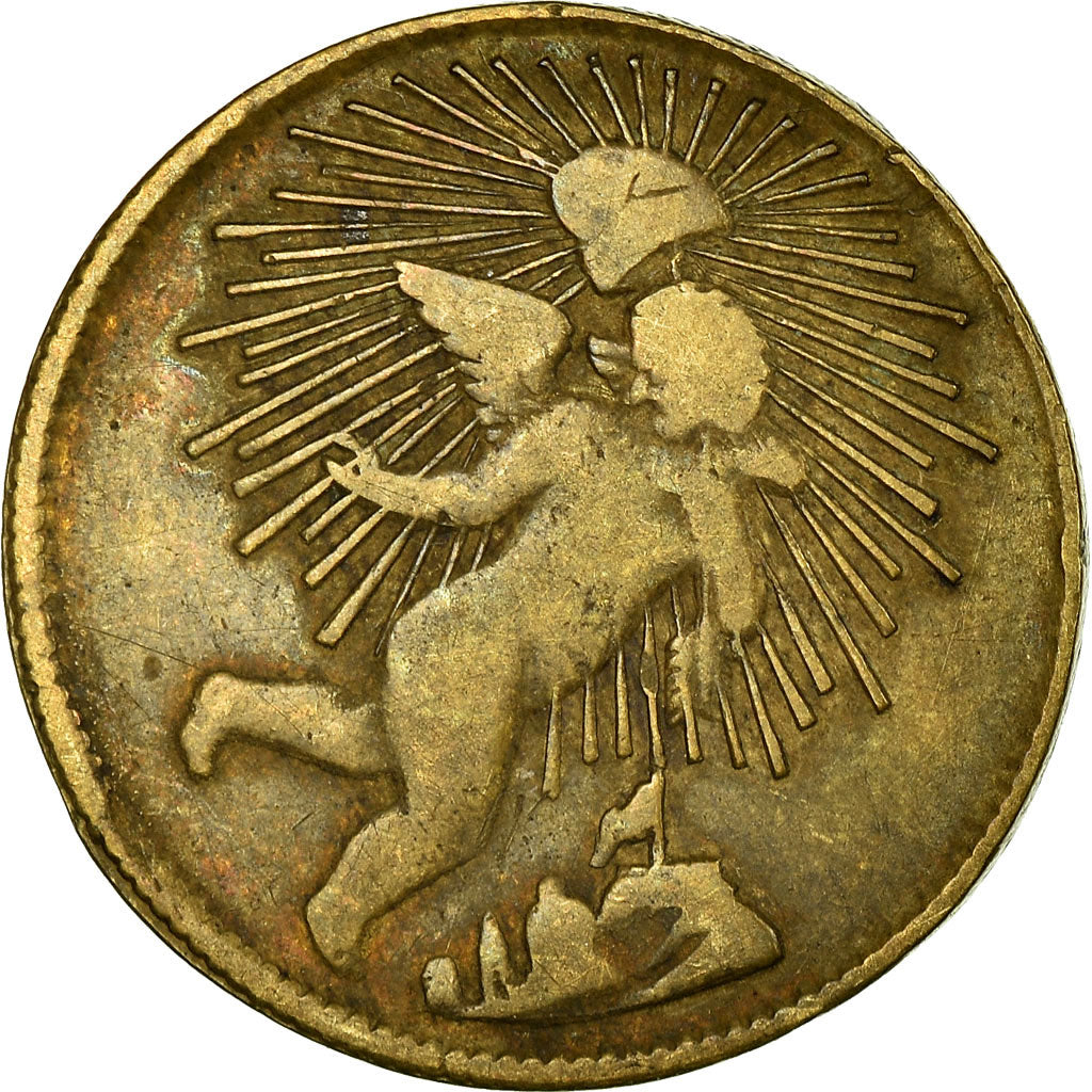 Coin, Mexico, 1/8 Real, Octavo Real, 1862, Zacatecas, EF(40-45), Brass, KM:338