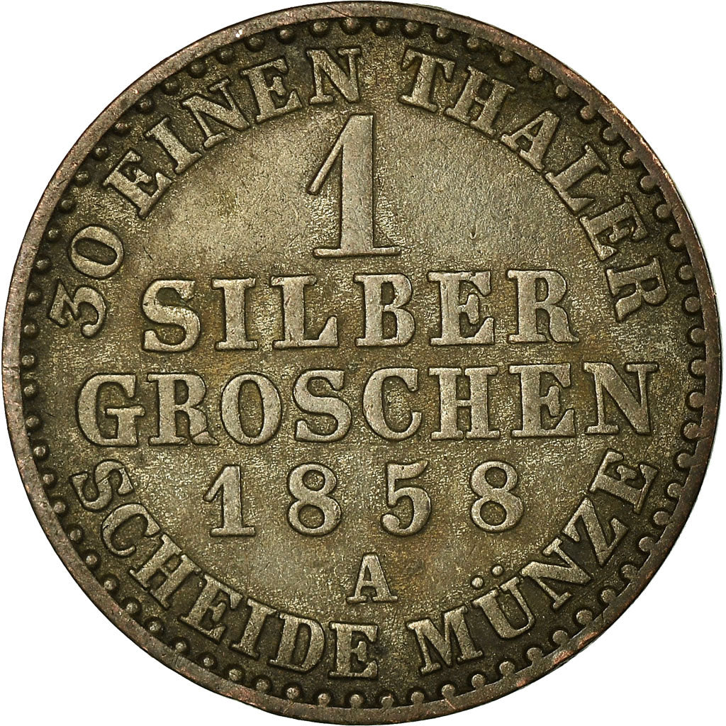 Coin, German States, PRUSSIA, Friedrich Wilhelm IV, Groschen, 1858, Berlin