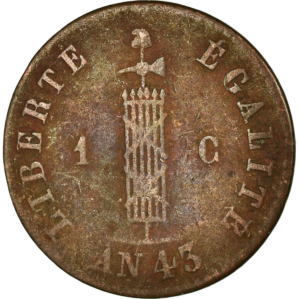 Coin, Haiti, Centime, 1846, F(12-15), Copper, KM:24
